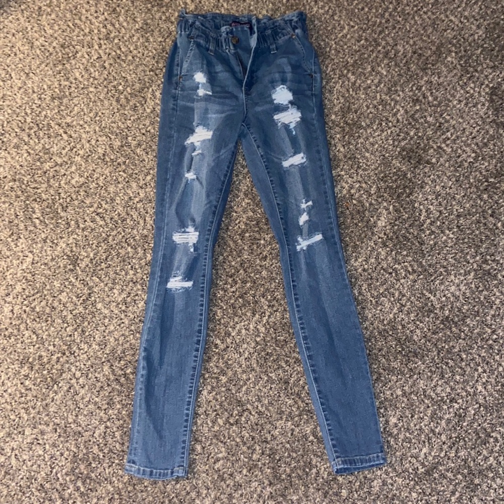 Blue Spice Skinny Jeans Size 1